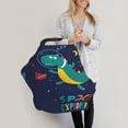 thumbnail image 3 of Haiem Dinosau Space Explorer Baby Nursing Cover & Nursing Poncho - Multi Use Cover for Baby Car Seat Canopy, Stroller Cover, 360°Full Privacy Breastfeeding Coverage, 3 of 9