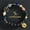 Capricorne-Capricorn-volcanic stone, variant on 1 piece of eight planets and twelve zodiac signs bracelet with frosted stone beads, perfect for daily wear, gifts and birthday gifts for women and men,Taurus-Volcanic Stone
