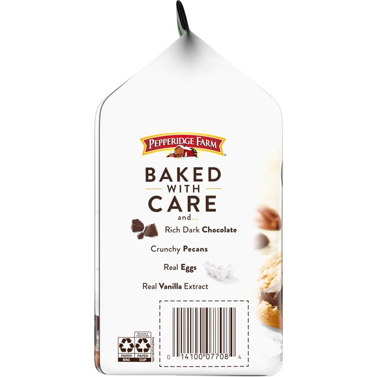 Pepperidge Farm, Cookies, Chesapeake Dark Chocolate Pecan, 7.2 oz Bag - Walmart.com Pepperidge Farm, Cookies, Chesapeake Dark Chocolate Pecan, 7.2 oz Bag - Walmart.com