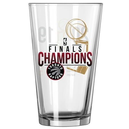 Toronto Raptors 2019 NBA Finals Champions 16oz. Summary Pint Glass - No