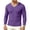 Purple, variant on Men's V Neck Shirts Comfy Ribbed Knit Slim Fitted Long Sleeve Pullover Tops Fashion Preppy Style Office Dating Holiday Tee Tops Purple M
