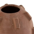 thumbnail image 3 of BIDK Home Globe Shaped Sculpted Terracotta Vase - 6.5" - Brown, 3 of 4
