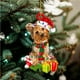 thumbnail image 2 of Bewildely Colgante de perro de Navidad Árbol de Navidad Letrero de Decoración colgante Regalo de decoración de Navidad para vecinos Amigos Kits de decoración para fiestas No.1 Bewildely HA040830-01, 2 of 6