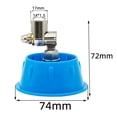 thumbnail image 2 of Bgsha Adjustable High Pressure Air Vortex Spray Nozzle for Agricultural Irrigation, 2 of 9