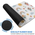 thumbnail image 6 of Long Mouse Pads for Desk,White Princess Fairy Sun Pattern Desk Mats on Top Of Desks, Desk Mouse Pad Extra Large with 3mm Non-Slip Base and Stitched Edge for Gaming,Office,Work,Home 31.5"x11.8", 6 of 6