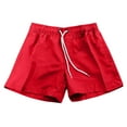thumbnail image 3 of Men's Shorts Fashion Hawaiian Print Quick Dry Vacation Beach Shorts with Pockets Upf 50+ Sun Protection Fishing Shorts for Men, 3 of 7