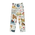 thumbnail image 4 of Disketp Dogs Funny Pets Men'S Pajama Pants - Ultra Soft Fleece Sleep And Lounge Pants (Size: S-Xxl), 4 of 9