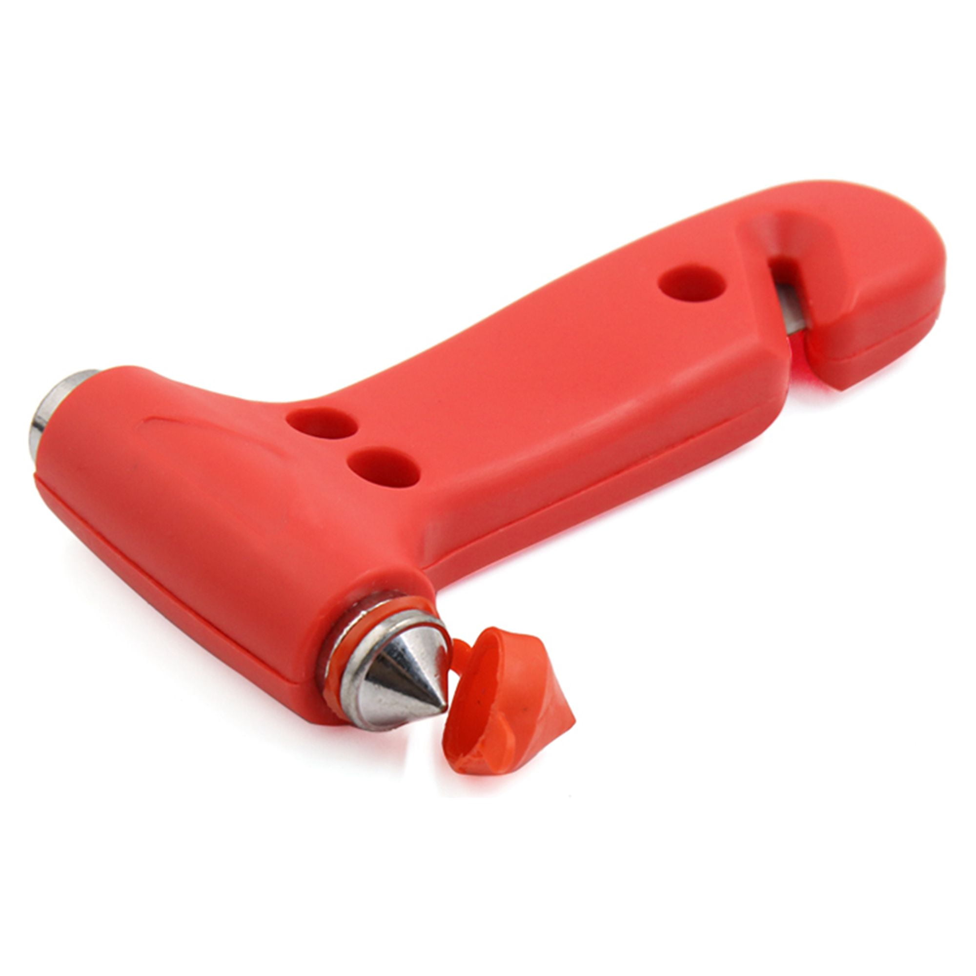 Unique Bargains Red Car Emergency Glass Breaking Hammer Breaker