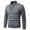 Dark Gray, variant on ibuvkizy Fall Winter Sweaters for Men!Men's Casual Vacation Two-piece Sweater Shirt Collar Fashionable Top Knitted Sweater Gray,L