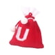 thumbnail image 2 of Bolsa de regalo tejida con letras del alfabeto | Bolsa bordada para dulces navideños | Adorno navideño personalizado | Mini bolsa colgante para decoración del árbol, 2 of 5
