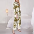 thumbnail image 3 of Lsque Cattle Drive By Two Cowboys 1 Pattern Long Sleeve Pajama Set for Women - Soft 2-Piece Sleepwear and Loungewear Set with Pockets, Comfy Nightwear-Medium, 3 of 7