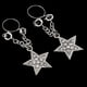 thumbnail image 5 of 4x 2 Pares de Piercings Falsos Ajustables con Clip No Perforado de Estrella de Cristal Larga en Los Anillos Del Pezón 4 piezas, 5 of 8