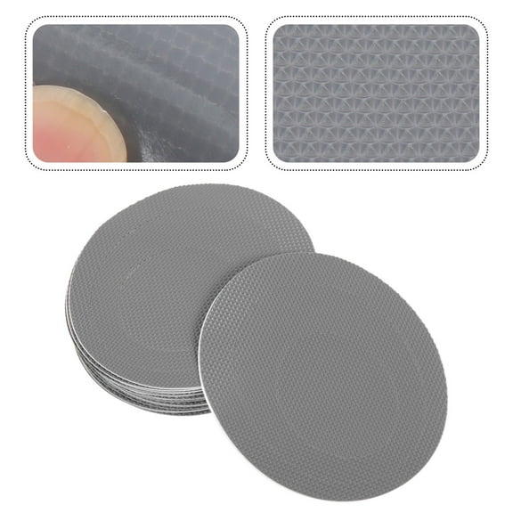 SEWCHICS Shower Safety Sticker Grey Oval 20 Sheets