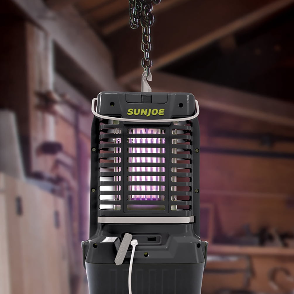 Open Box Sun Joe 24V-BZ100-LTE 24-Volt* IONMAX Cordless Indoor/Outdoor Bug Zapper Kit | 1-Acre Coverage | W/ 2.0-Ah Battery + Charger