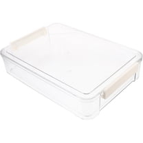 Hemoton File Box A4 Document Storage Box Clear File Container Photos Storage Box Certificate Storage Case