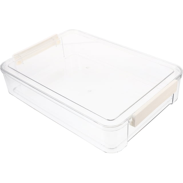 File Box A4 Document Storage Box Clear File Container Photos Storage Box Certificate Storage Case