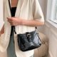 thumbnail image 3 of Bolso de mujer Bandolera con patrón de cocodrilo PU Crossbody Negro FLhrweasw Nuevo, 3 of 5