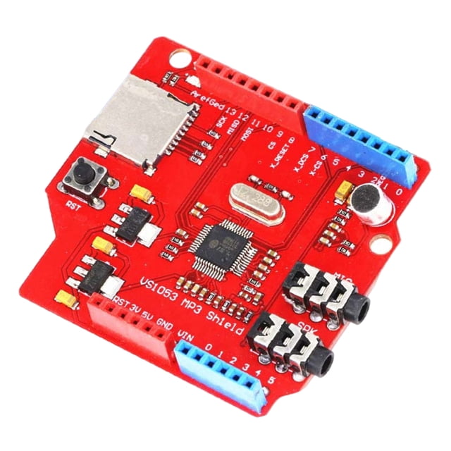 Módulo VS1053 Placa Desarrollo Módulo MP3 VS1053 Con Placa Decodificación Amplificador Potencia Función Grabación Integrada