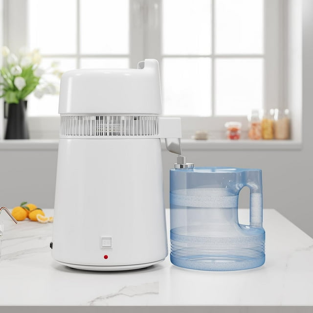 Countertop Water Distiller, Stainless Steel Distilled Water Machine with Auto Shut-Off,Home Water Purifier