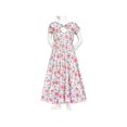 thumbnail image 4 of Robe Fille Florale Décontractée Maxi Robe Manches Courtes Dos Ouvert 6 Ans, 4 of 8