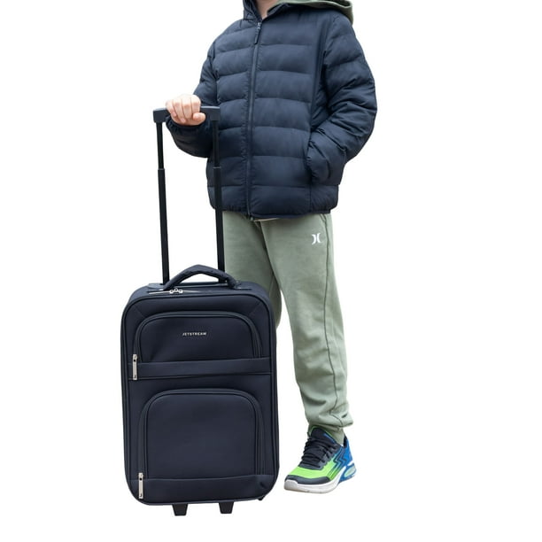 Juskys Trolley Ensemble de valises 5 pièces - 60 et 34 litres, 2 Roues, Coque Souple, Tissu