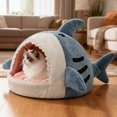 thumbnail image 4 of Lit pour Animaux en Forme de Chenil, Cachette Chaude pour Chat d'Intérieur, Hiver 2026, 4 of 5