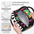 thumbnail image 3 of Disketp I Love My Autism Bolsa Térmica para Almuerzo, Lonchera con Abertura Amplia y Gran Capacidad, Organizador Reutilizable para Mujeres, Hombres y Adultos, 3 of 6
