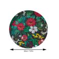 thumbnail image 4 of Bambou Noyer Floral Assiette 20 cm, Ensemble de 4, 4 of 4
