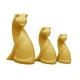 thumbnail image 3 of Conjunto de colección de figuras de gatos pequeños Adorno Figura de gato en miniatura Coleccionable para Amarillo, 3 of 9