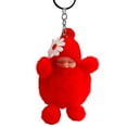 thumbnail image 3 of ABPWLY Toys Cute Sleeping Kid Bowtie Pompom Doll Keychain Keyring 13.5cm Height with 5cm Diameter Pom Fidget Toys, 3 of 7
