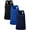 31# 3Pack:Black+Blue+Navy Blue, variant on Mens Muscle Gym Tank Top Dry Fit Y-Back Sleeveless 3 Pack,Black+Gray+White,US Size XL