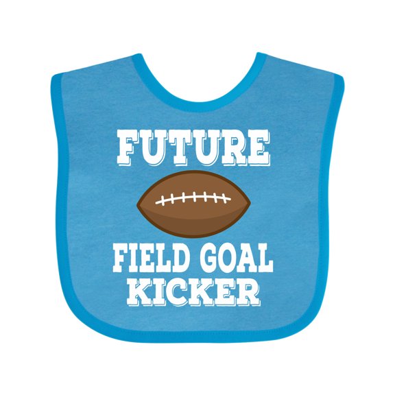 Inktastic Football Future Field Goal Kicker Boys Baby Bib