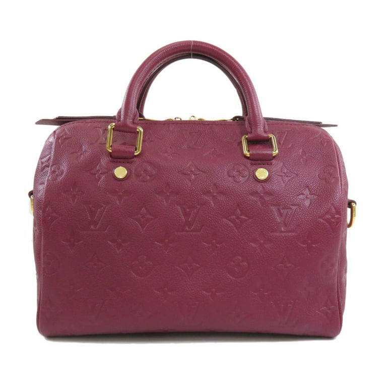 Louis Vuitton - Authenticated Speedy Bandoulière Handbag - Cloth Purple for Women, Very Good Condition