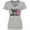 AC-Heather Grey, variant on Inktastic Breast Cancer Awareness Cancer Picked the Wrong Girl Women's V-Neck T-Shirt