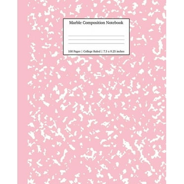 Young Dreamers Press Marble Composition Notebooks (Paperback), 7.5" x 9.25", 50 Sheets