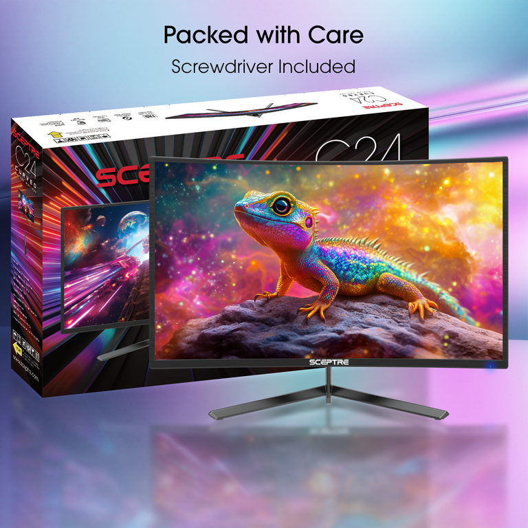 Sceptre, Gaming Monitor, 24-inch, 180Hz, Curved, HDMI DP - Walmart.com