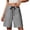 Shorts-Black, variant on Bermuda Shorts for Women Loose New Women’s Linen Striped Shorts, Elastic Waist Drawstring Casual Beach Bottoms, Loose Knee Length Bermuda Shorts with Pockets Red L