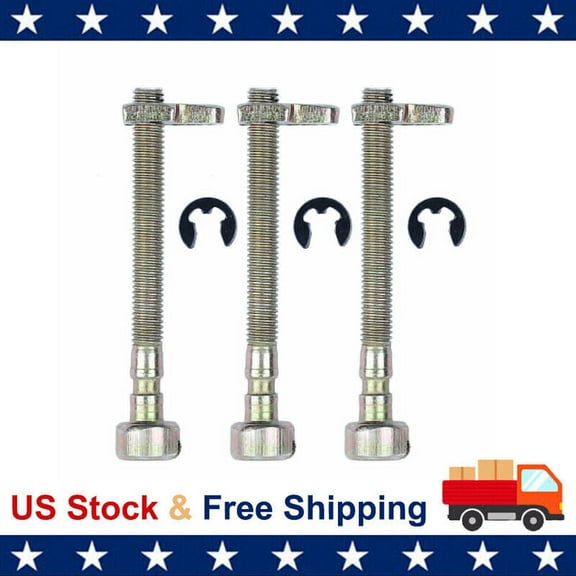 3X Chain Bar Adjuster Tensioner Screws for Craftsman 358351181 Pole Pruner Saw - Heavy-Duty Chainsaw Parts by Smallzonex