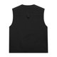 thumbnail image 4 of Ceisia Men's Spring Summer Casual Loose Fit Utility Vest Multi-Pocket V-Neck Zipper Sleeveless Vest Pre-Shrunk Cool Silk Cotton Fabric Black S Gifts, 4 of 4