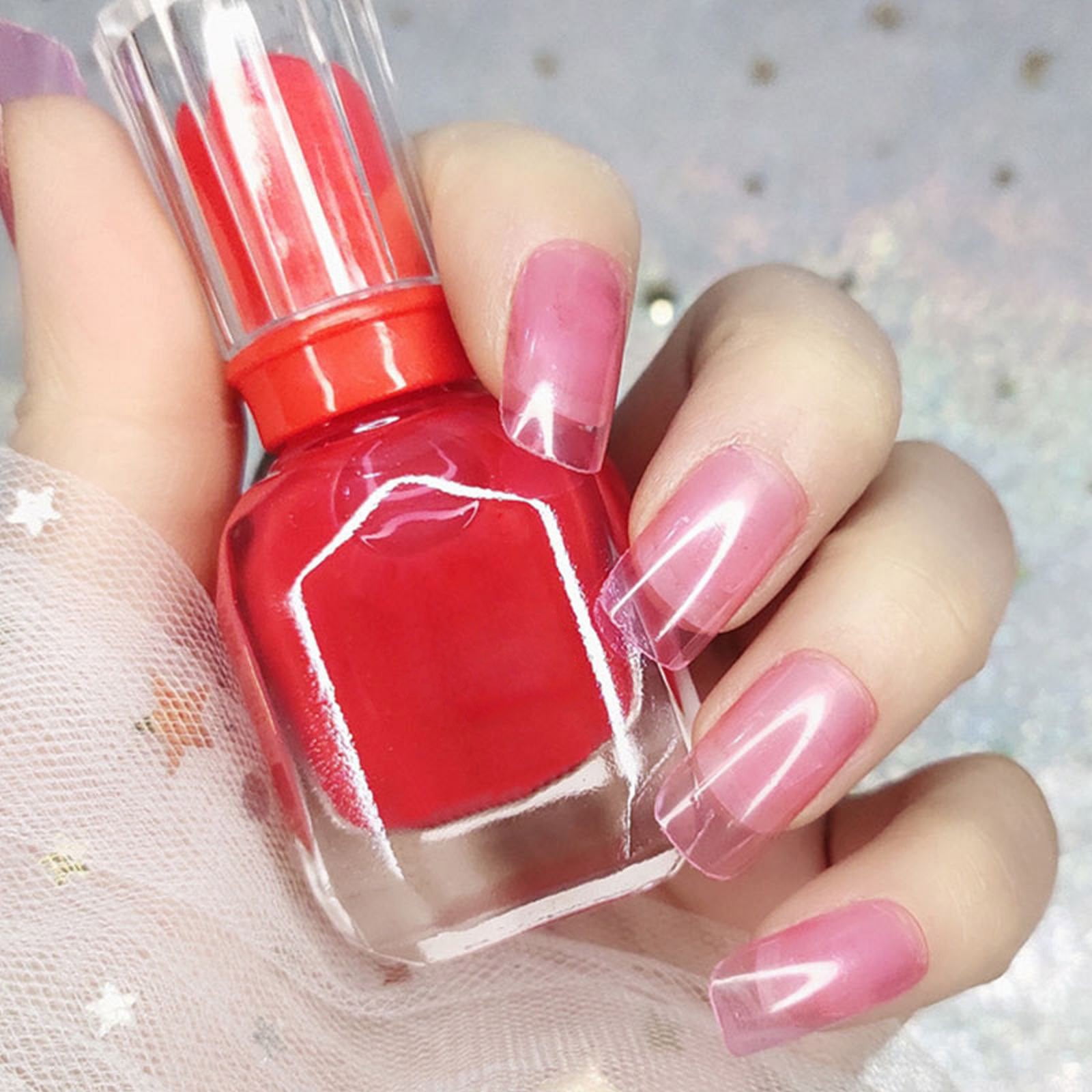 keusn new nail polish no bake quick dry white non tear off suit multi