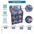 thumbnail image 6 of 250th Anniversary Table Runner 90 Inches, 4th of July Blue Red Stars Bow Plaid Bed Runner Dresser Scarves Tabletop for Indoor Outdoor Parties/Ceremony/Banquet, 13" x 90", 6 of 9