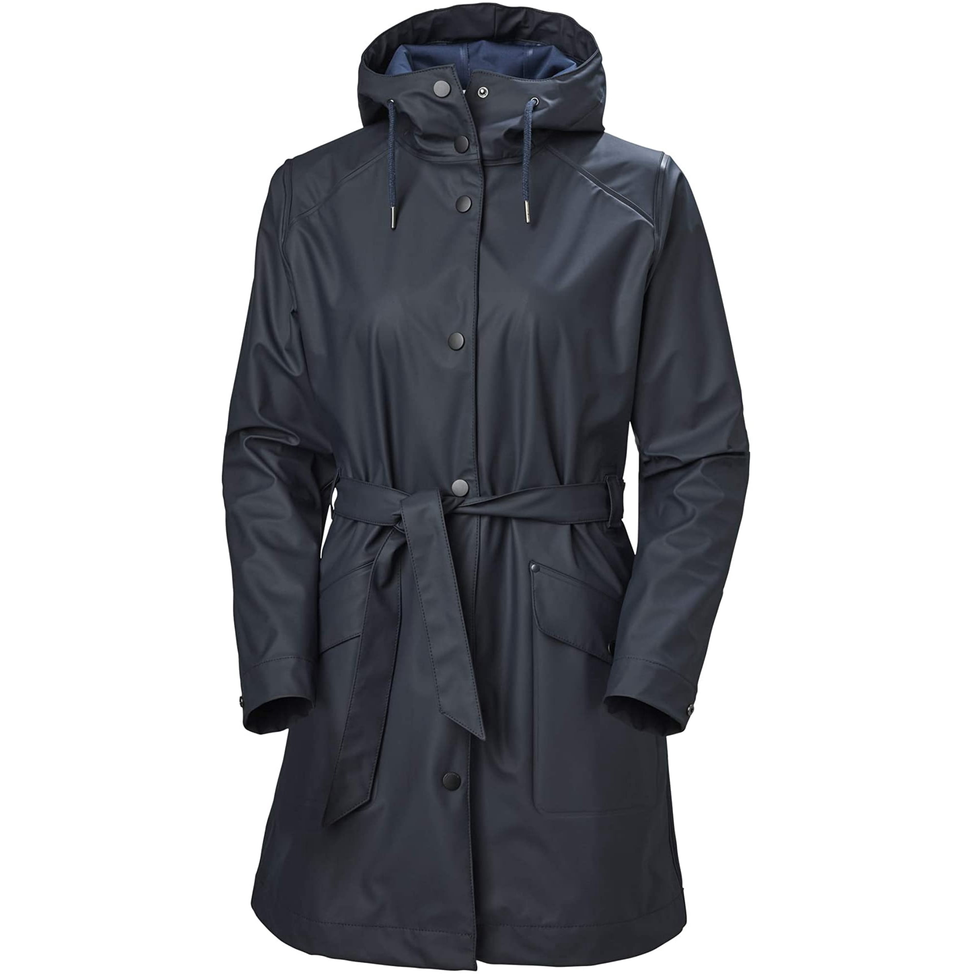 Helly Hansen Women's Kirkwall II Hooded Rain Jacket, Waterproof, Belted
