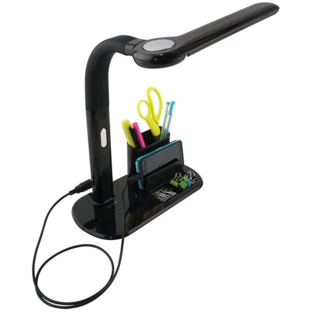 OttLite LED Pivoting Bankers Lamp with USB Charging Port ...