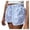 Blue, variant on Women's Shorts Cute Soft Plaid Print Button Front Pajama Bottoms Shorts Sleepwear Fishnet Shorts Women Women Shorts Dressy Long