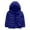 Dark Blue, variant on Kids Lightweight Puffer Jacket Packable Bubble Coat Cotton Coats Zip Up Hooded Outwear for Boys Girls（Orange,3-4 Years）
