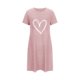 thumbnail image 4 of Camisón corto de poliéster para mujer, talla grande, estampado de San Valentín, cuello redondo, manga corta, 4 of 4