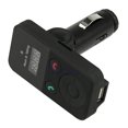 thumbnail image 1 of Black Kit de transmisor Fm compatible con Bluetooth manos libres inalámbrico remoto para coche Usb Sd Lcd, 1 of 1