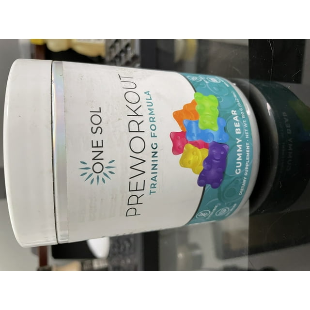 One Sol Gummy Bear Preworkout Training Formula 190 g