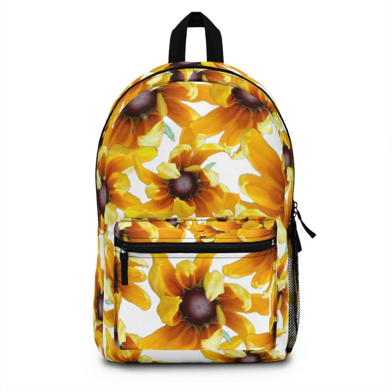 Hearth Home Living Yellow White Floral Backpack 1Pc. Walmart