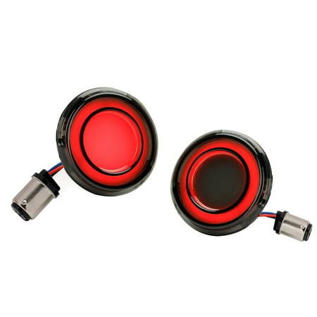 

2inch FrontRear Turn Signal Running 87 Bulbs Waterproof Strong Stability Impact Resistance Turn Signal Lamps Replacement for Dyna Touring Street Glide 1997-2021